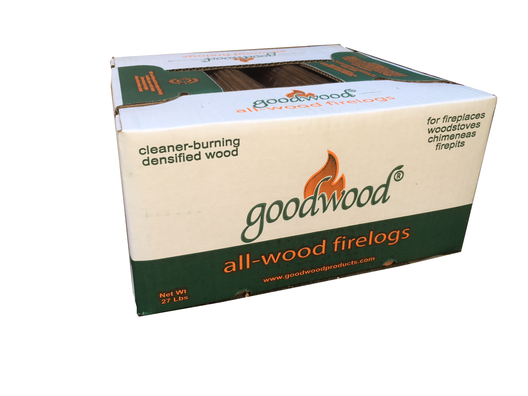 Goodwood All-Wood Firelogs – CALIFORNIA ONLY (inc Shipping!)